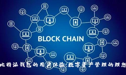 探索比特派钱包的用户体验：数字资产管理的理想选择